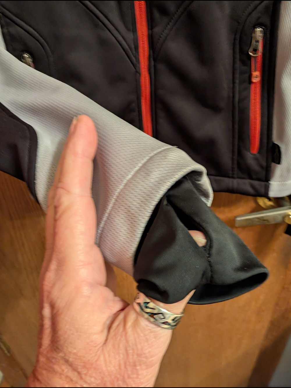 Women's Harley Davidson Neoprene Softshell Jacket W/ Snap Off Hood - Picture 3 of 6